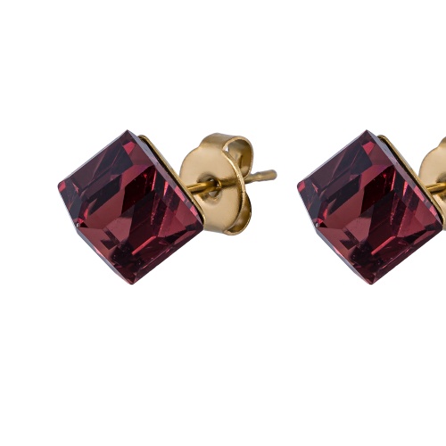 Пусеты Fiore Luna  Hot Pink, SWE2127/2 HP G фото 3